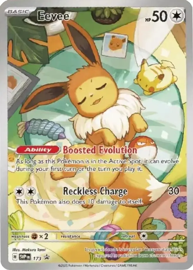 【PSA10】Eevee ETB Promo SVP173 PokeDATA - Check current Pokemon card values for Eevee 173!
